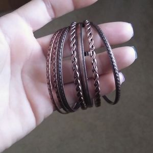 7 piece bangle set